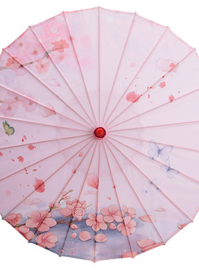 舞蹈演出印花旗袍走秀拍照道具伞
