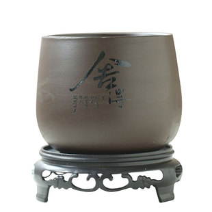 文竹紫砂盆景盆陶瓷小榕树菖蒲蝴蝶兰吊兰花小叶紫檀盆栽多肉花盆