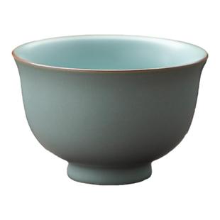 德化陶瓷汝窑茶杯主人杯铃铛杯精工细腻高端家用待客高档礼品定制