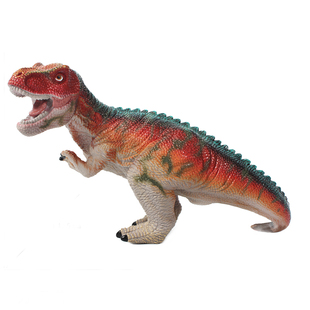 仿真恐龙模型中号软胶霸王龙 三角龙会叫有声音3-6岁男孩儿童玩具