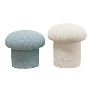 入户换鞋凳门口家用矮凳沙发圆凳试衣间奶油风凳子玄关进门穿鞋凳