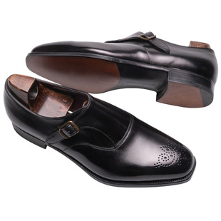 英国Edward Green手工正装皮鞋 固特异Monk孟克男鞋 Roiluxe现货