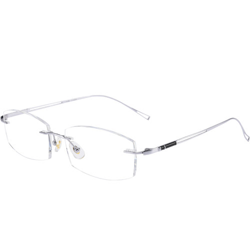 超轻6g半框近视眼镜男款可配度数防蓝光抗辐射疲劳男士眼睛架纯钛