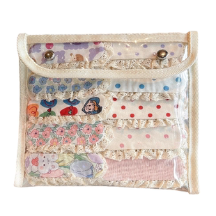 宝宝可爱花边刘海贴女童前额碎发贴女孩甜美魔法贴儿童魔术贴发帖