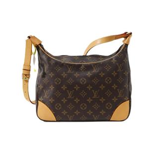 【自营】中古95新lv/路易威登老花牛角包女士手提包/植鞣革更新