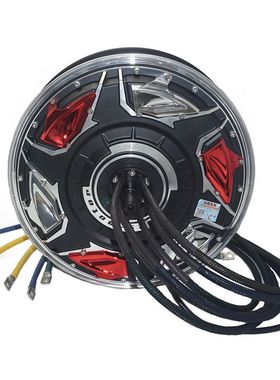 QSMOTOR全顺电机12寸9000W60H五代V5WP电机48-96V电摩电动车电机