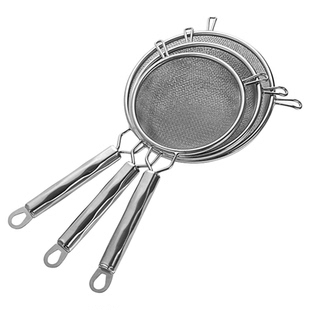 豆浆过滤网超细果汁滤网漏勺细网筛双层隔渣漏网勺辅食烘焙面粉筛