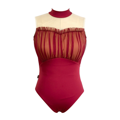 梵之舞红色中国芭蕾形体舞蹈服