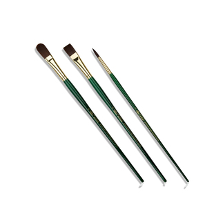 温莎牛顿水粉笔丙烯油画笔尼龙毛排笔扇形笔画笔刷子套装手绘美术绘画专用颜料笔石头画勾线笔平头圆头扇形笔