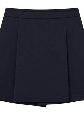 【商场同款】Hazzys哈吉斯纯色裙裤女士2026年夏季时尚运动风短裤
