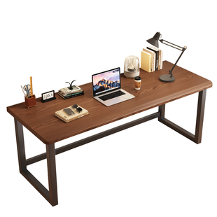 北美胡桃木实木电脑桌家用双人电脑桌可定制樱桃木白蜡木实木书桌