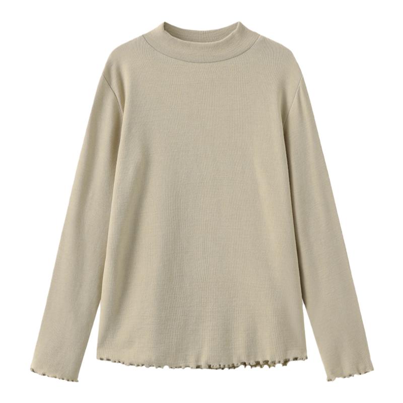 OLAMIMI定制2024秋 亲子四色简约百搭圆领休闲基础针织衫打底衫