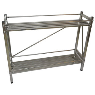 不锈钢多层庭院阳台户外室外置物架客厅落地式多肉可移动花架子