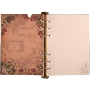 彩色蝴蝶专用定制六孔本芯笔记本卡册透明内芯追星小卡纪念册A6