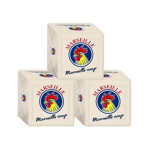 大公鸡肥皂洗衣皂强去污天然植物马赛婴儿内衣裤300g*3块内裤袜子