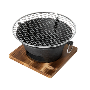 北山狼围炉煮茶烤火炉套装器具全套家用室内烧烤炉冬日围聚炭炉子