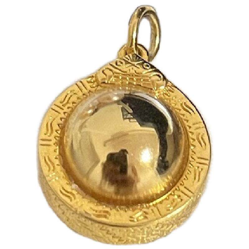 泰国原庙吸米星 正品水银食金吊坠项链男女挂件古巴习翁吸钱星