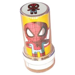 复仇者可爱卡通印章蜘蛛侠儿童图章Q版美国队长雷神绿巨人手账套