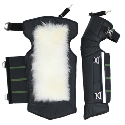 牛皮摩托车骑车护膝保暖防风防寒