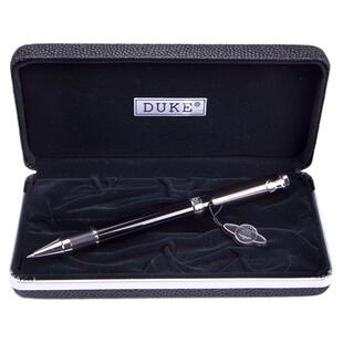 【团购礼品】正品德国duke公爵碳纤黑色礼盒宝珠笔金属杆签字笔公司男女士商务礼品创意礼物企业定制刻字logo