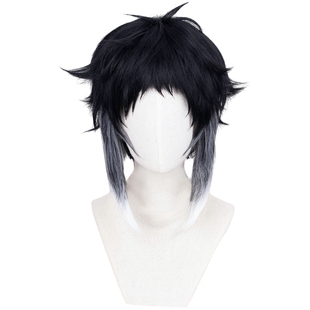 ND家】 芥川龙之介 文豪野犬 角色款cos假发打毛顶渐变