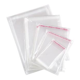 opp袋透明自粘专辑保护袋自粘贺卡明信片防尘包装袋塑料袋15*22cm