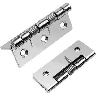 不锈钢弹簧合页自动关门回弹闭门器小型迷你1寸2寸3寸4寸折叠铰链