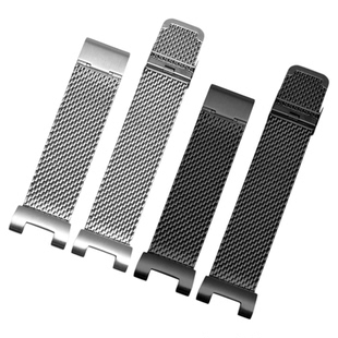 适配G-SHOCK卡西欧钢铁之心GST-W300/400G/B100/S210米兰精钢表带