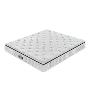 晚安乳胶床垫正面乳胶反面麻棕软硬两用5区独袋弹簧1.8m席梦思