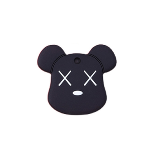 迷你门禁卡套硅胶水滴感应创意圆形电梯卡保护套小区门卡套钥匙扣