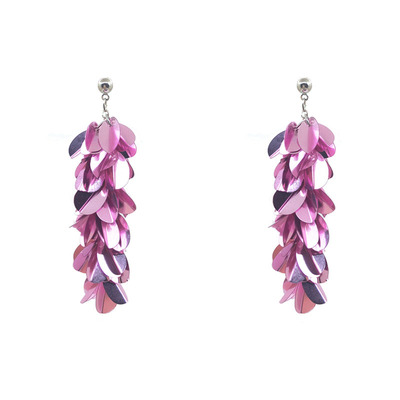 粉色原创设计个性耳环