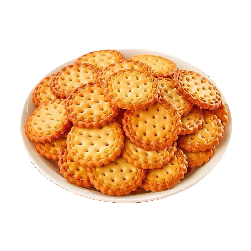 日式小圆饼饼干整箱海盐小零食小包装好吃的曲奇咸味薄脆健康散装
