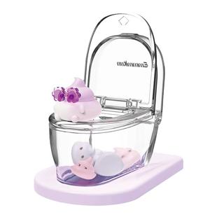 Emmm君马桶盲盒二代雪宝渐变夜光粑粑恶搞玩具礼物潮玩手办摆件女