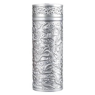 银杯子999纯银内胆礼品足银男女士中式保温茶杯礼物主人茶杯云南