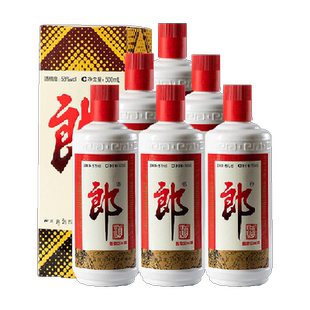 郎酒郎牌郎酒酱香型白酒53度500ml*6瓶普郎(分装)送礼正品非原箱