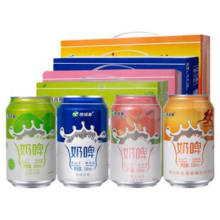 新疆特产西域春奶啤乳酸菌饮品300ml罐装气泡饮料非啤酒