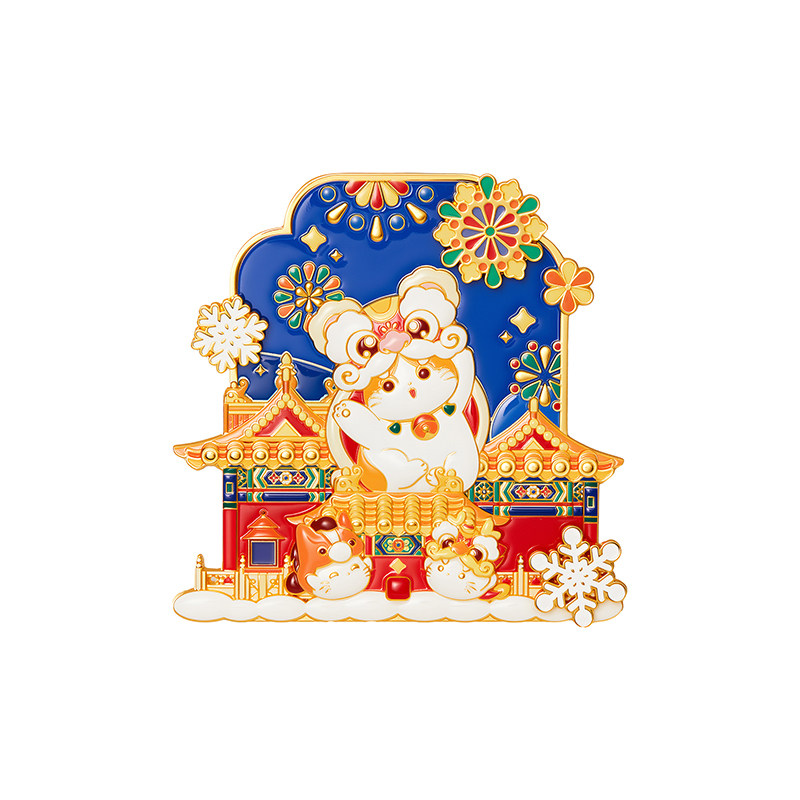 故宫淘宝｜宫里过大年马年冰箱贴博物馆文创新年礼物过年春节装饰