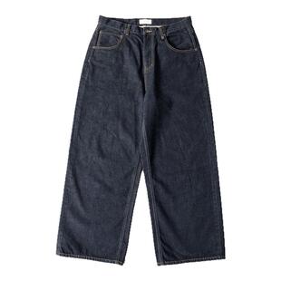 NOFAITH蓝色牛仔裤男日系复古宽松原色直筒cleanfit长裤NK03-39