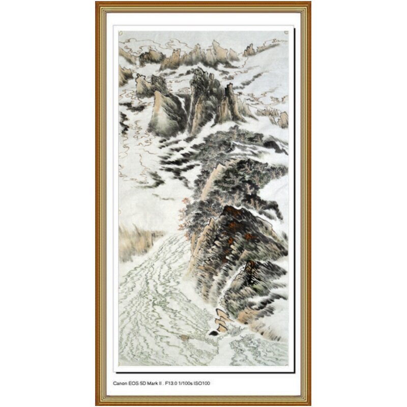 一枫斋纯手绘精品国画四尺竖幅