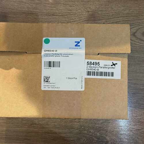 Zimmer-Group 2-Backen-Parallelgreifer, pneumatisch GH6040-B