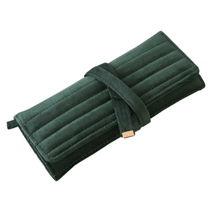 便携首饰收纳包卷手饰品黄金首饰袋旅行专用神器项链防缠绕首饰盒