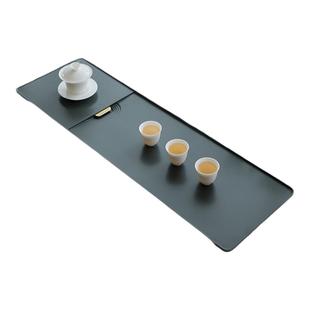 至信堂乌金石茶盘简约家用2025新款轻奢高端客厅天罗绿石茶台托盘