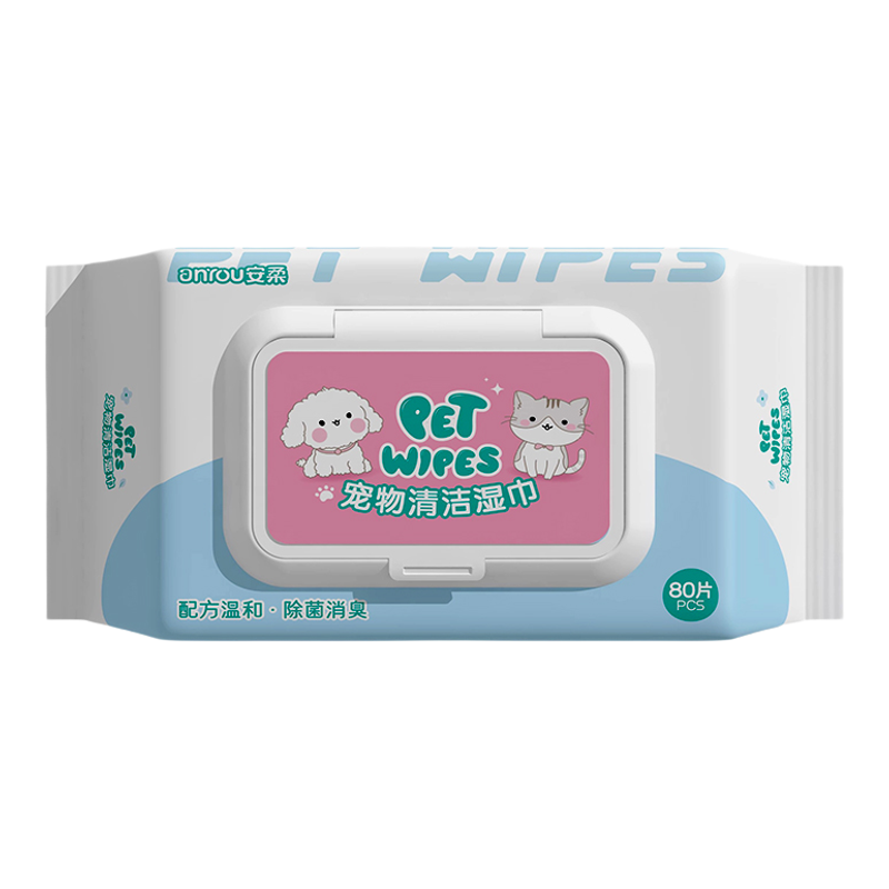 宠物湿巾狗狗猫咪专用湿巾纸幼猫免洗澡湿纸巾擦屁清洁抑菌去泪痕