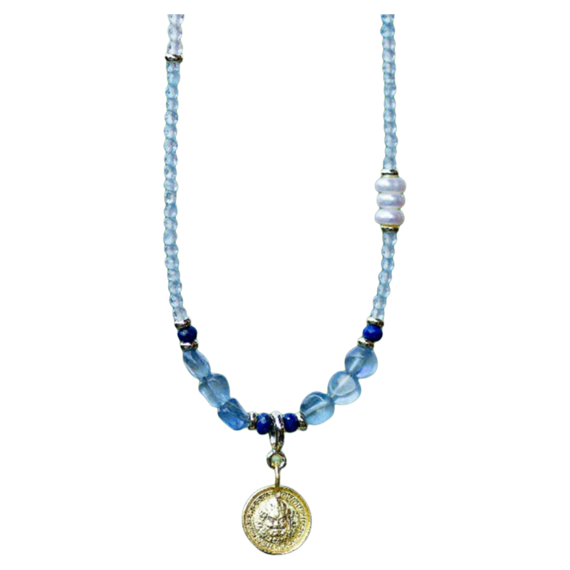 蓝晶石缠绕手链串珠Bracelet华丽