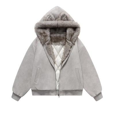 WASSUPHELLO美式座山雕羽绒棉服