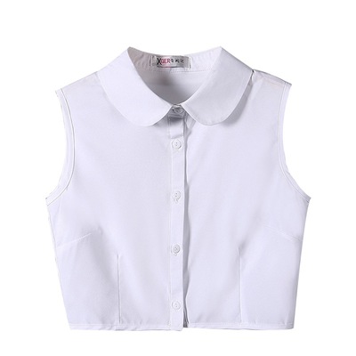 韩版百搭黑白色纯棉秋冬季假领子