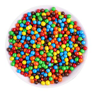 巧克力脆脆珠蛋糕装饰脆米球彩色圆形可可豆甜品点缀烘焙专用摆件