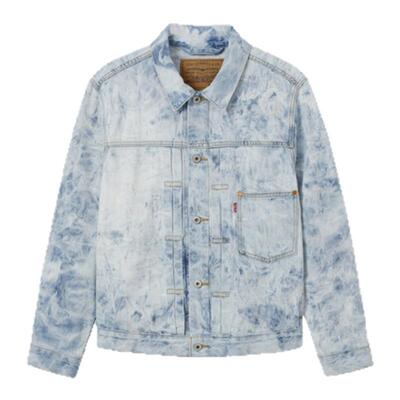 李维斯男士宽松水洗牛仔夹克外套