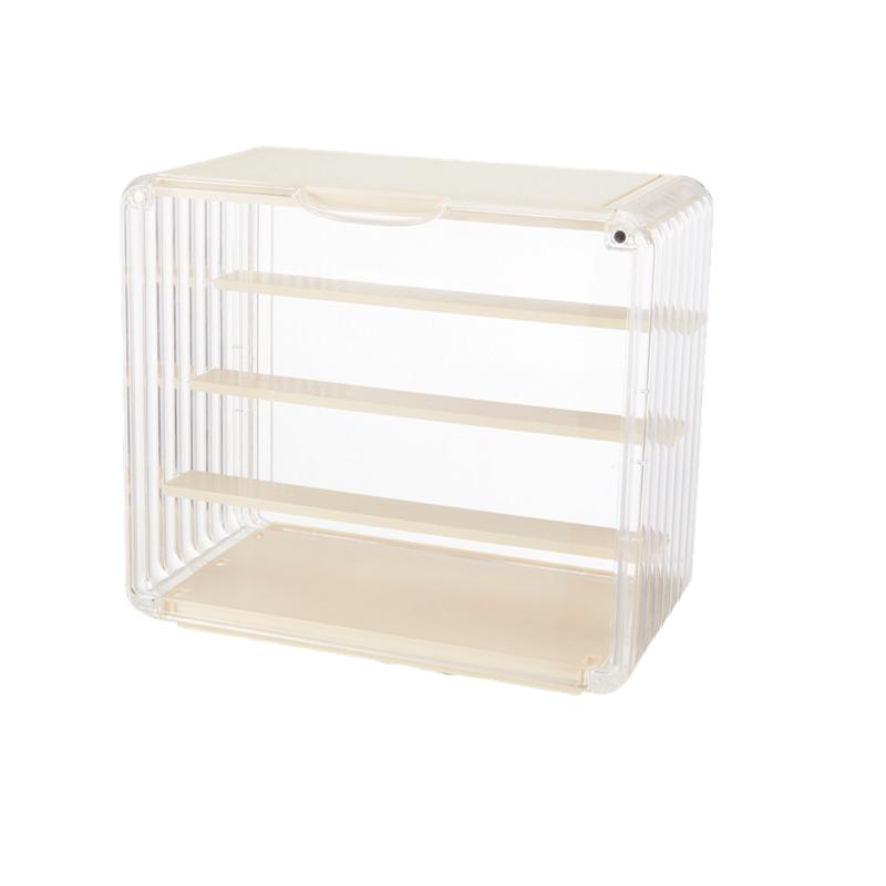 阶梯式大号透明盲盒泡泡玛特手办收纳展示架小摆件积木公仔防尘盒