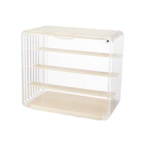 阶梯式大号透明盲盒泡泡玛特手办收纳展示架小摆件积木公仔防尘盒